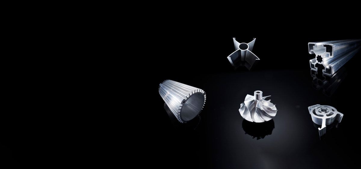Aluminium extruded profiles from the manufacturer: STEP-G logo